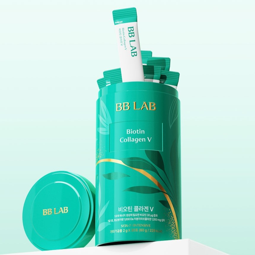 BB LAB Biotin Collagen V 30 Sticks 60g disponible sur Ma petite Coree, ton Eshop 100% K-beauty en direct de Seoul