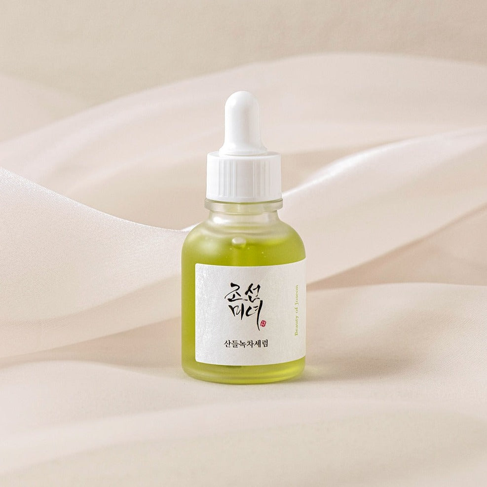 BEAUTY OF JOSEON Calming Serum Green Tea + Panthenol 30ml disponible sur Ma petite Coree, ton Eshop 100% K-beauty en direct de Seoul