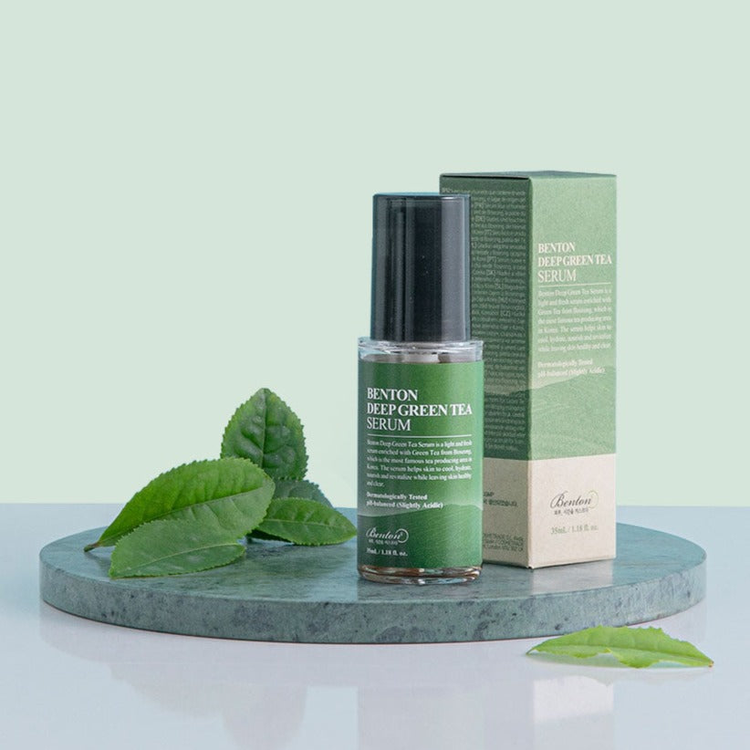 BENTON Deep Green Tea Serum 35ml disponible sur Ma petite Coree, ton Eshop 100% K-beauty en direct de Seoul