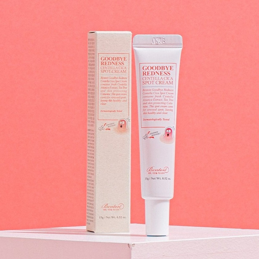 BENTON Goodbye Redness Centella Cica Spot Cream 15g disponible sur Ma petite Coree, ton Eshop 100% K-beauty en direct de Seoul