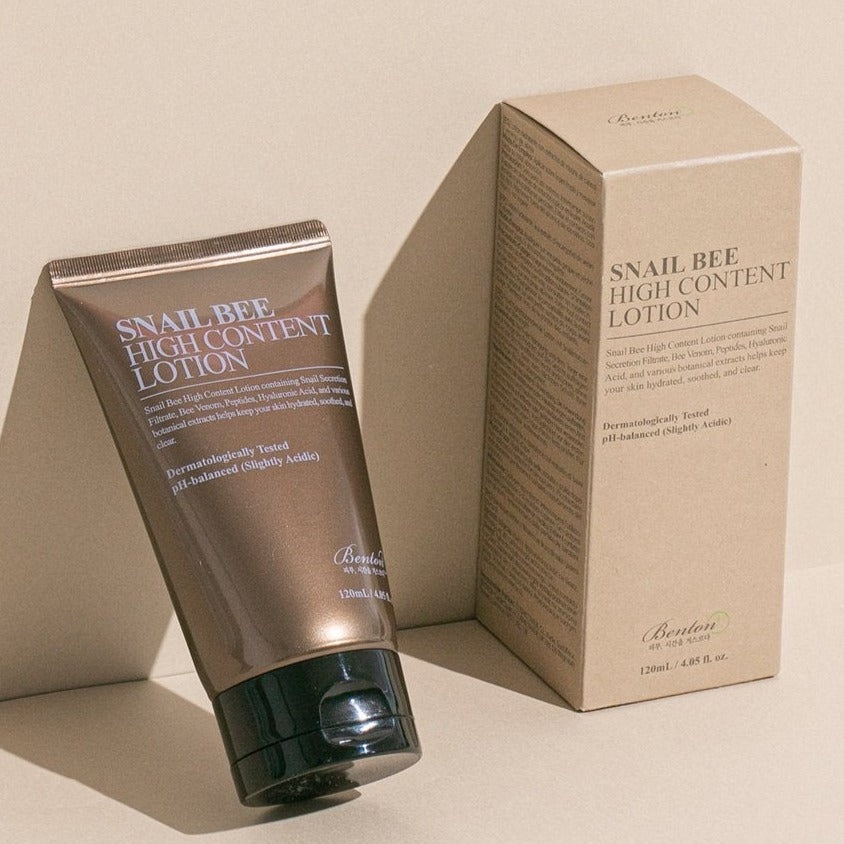 BENTON Snail Bee High Content Lotion 120ml disponible sur Ma petite Coree, ton Eshop 100% K-beauty en direct de Seoul