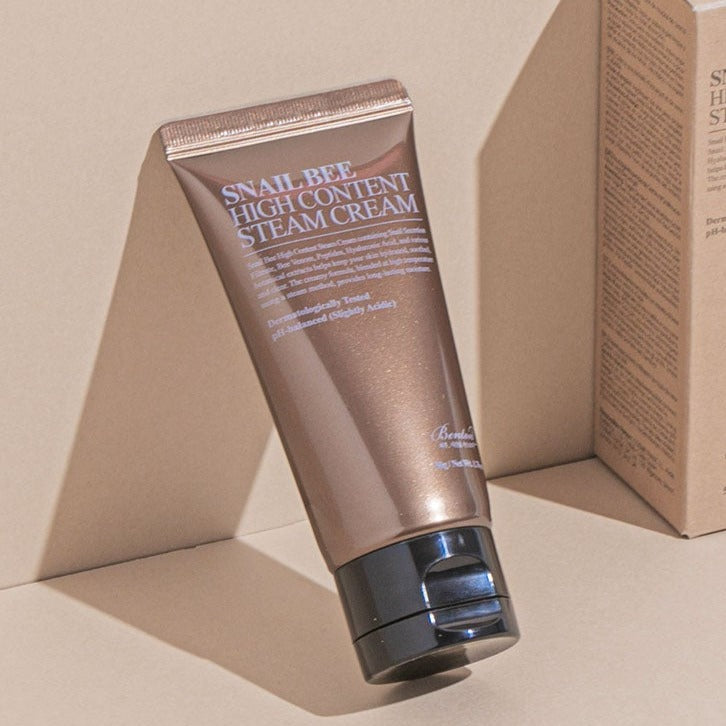 BENTON Snail Bee High Content Steam Cream 50g disponible sur Ma petite Coree, ton Eshop 100% K-beauty en direct de Seoul
