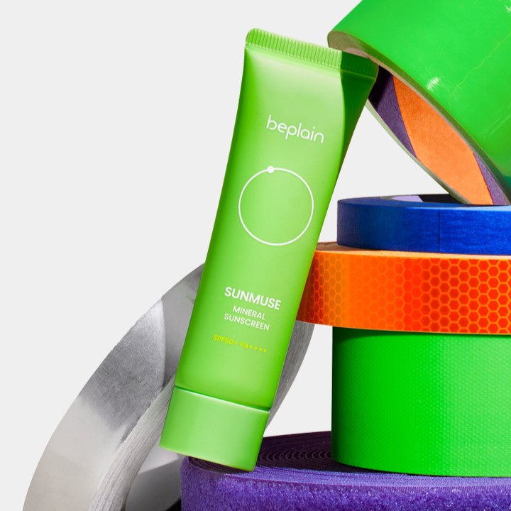 BEPLAIN Sunmuse Mineral Sunscreen SPF50+ PA++++ 50ml disponible sur Ma petite Coree, ton Eshop 100% K-beauty en direct de Seoul