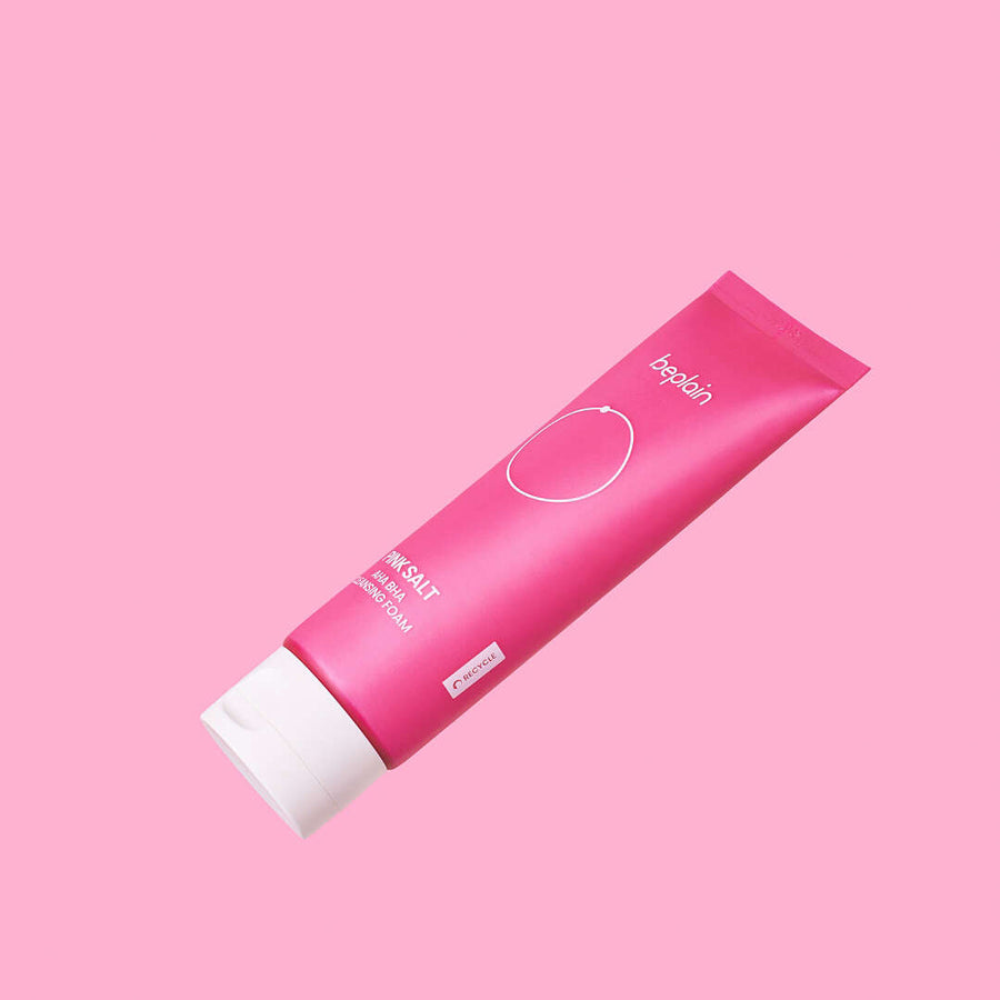 BEPLAIN Pink Salt AHA BHA Cleansing Foam 120ml