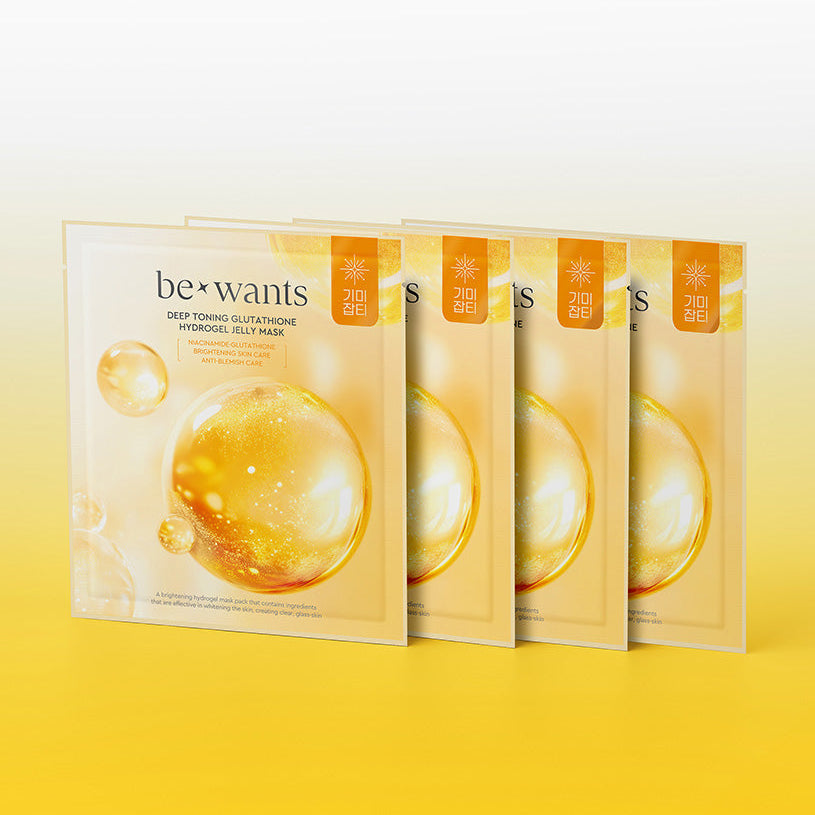 BEWANT Deep Toning Glutathione Hydrogel Jelly Mask 4 Sheets