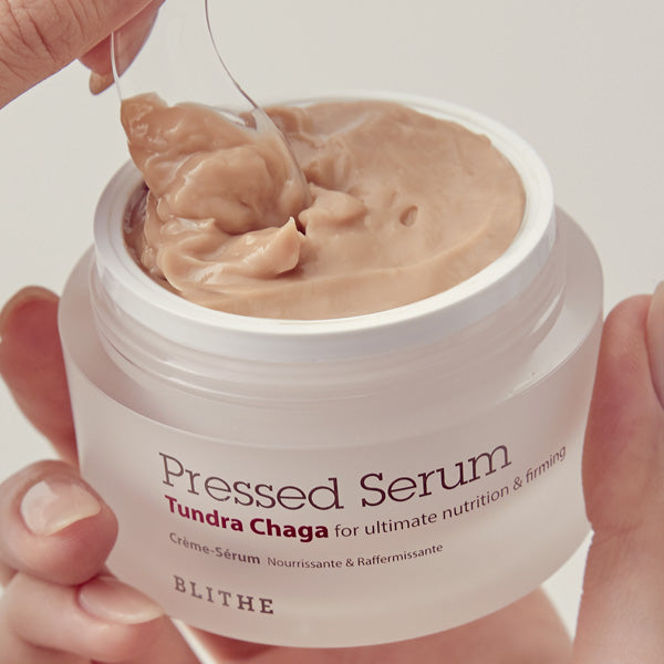 BLITHE Pressed Serum Tundra Chaga 27ml/50ml disponible sur Ma petite Coree, ton Eshop 100% K-beauty en direct de Seoul