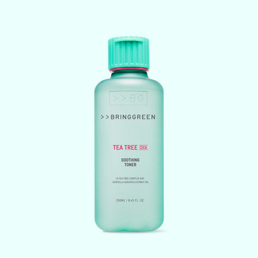 BRINGGREEN Teatree Cica Soothing Toner disponible sur Ma petite Coree, ton Eshop 100% K-beauty en direct de Seoul