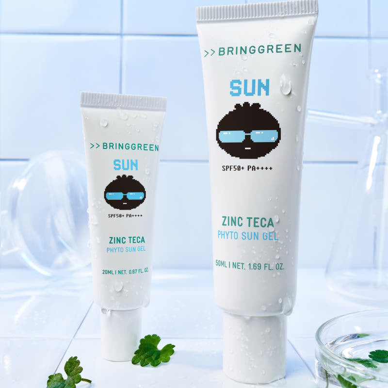 BRINGGREEN Zinc Teca Phyto Sun Gel 50ml / SPF50+ PA++++