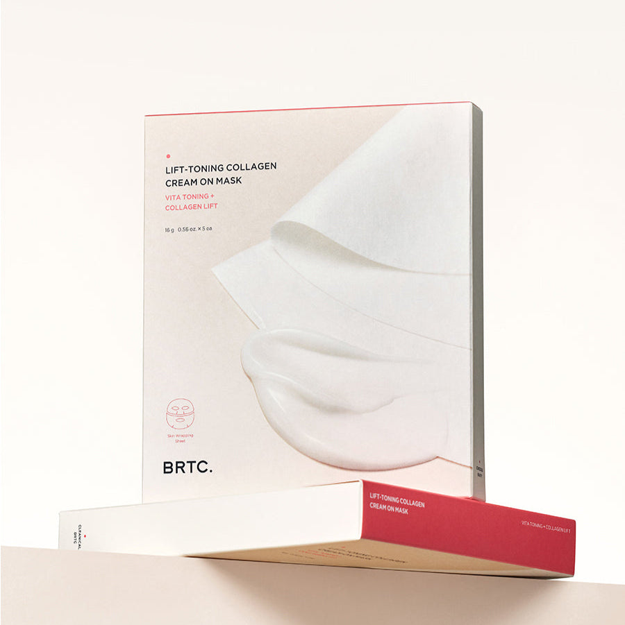 BRTC Lifting Toning Collagen Cream On Mask 5 Sheets