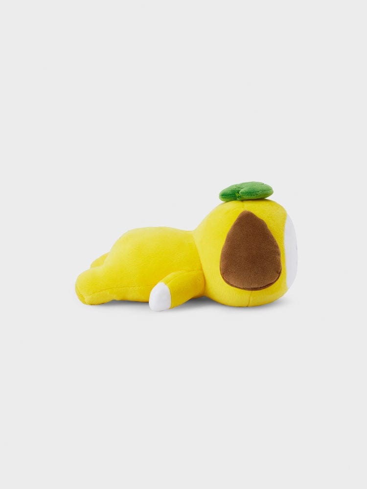 BT21 CHIMMY WRIST REST FOR MOUSE CHEWY CHEWY CHIMMY — peluche CHIMMY officielle LINE, au repos sur fond clair