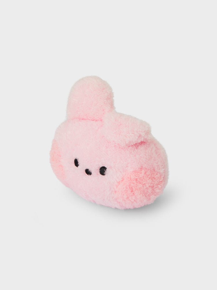 BT21 COOKY minini HANDHELD MIRROR GLITTER EDITION, petit miroir de poche glitter COOKY LINE FRIENDS sur fond clair