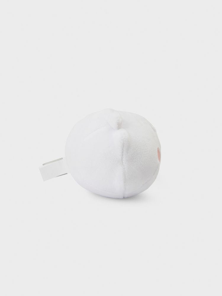 BT21 RJ BABY MOCHI FACE CUSHION (S) LINE FRIENDS : coussin mochi bébé alpaga RJ, ambiance kawaii pour déco chambre.