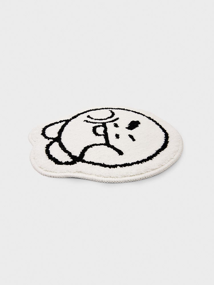 BT21 SHOOKY NON-SLIP SMALL RUG COZY HOME, tapis petit format LINE FRIENDS avec SHOOKY en style kawaii pour intérieur chaleureux