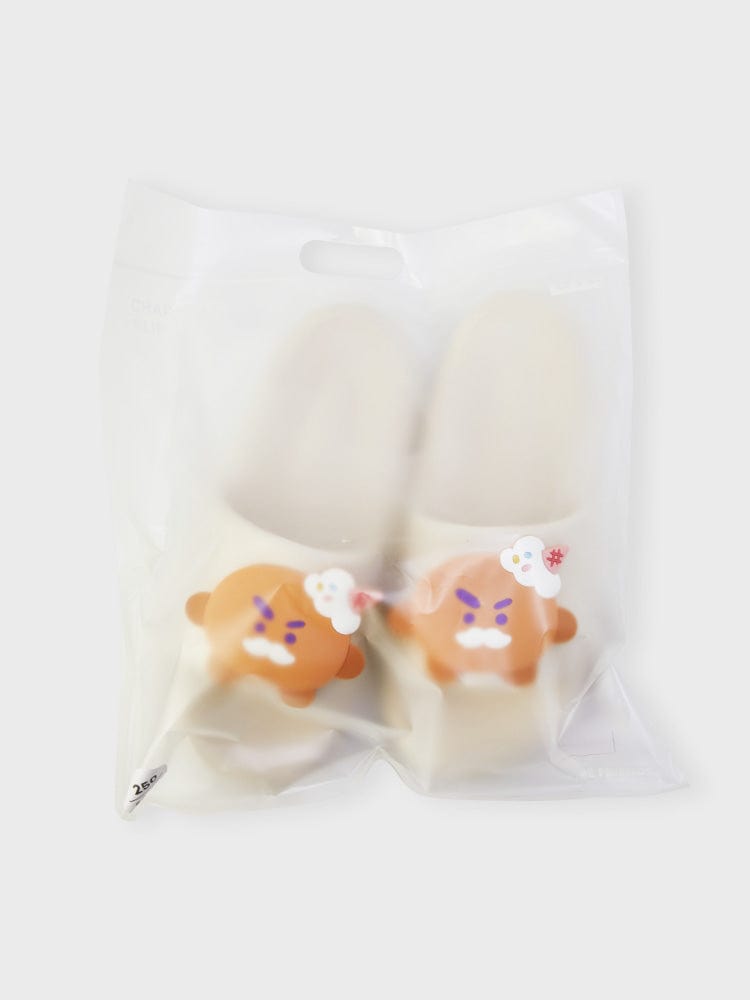 BT21 SHOOKY SLIPPERS ON THE CLOUD EDITION, chaussons officiels LINE FRIENDS, design kawaii sur nuages, intérieur chaleureux
