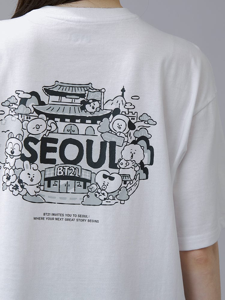 BT21 SHORT SLEEVE T-SHIRTS SEOUL EDITION ver.2 (WHITE)