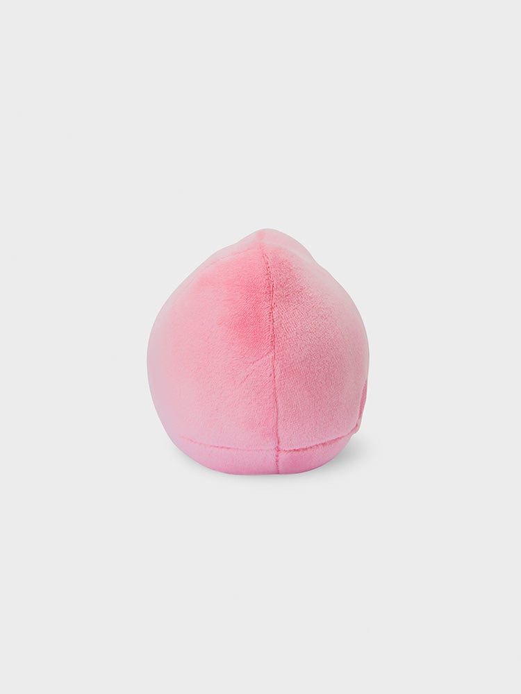 BT21 TATA BABY MOCHI FACE CUSHION (S) rose, coussin mignon LINE FRIENDS sur fond clair, design kawaii.