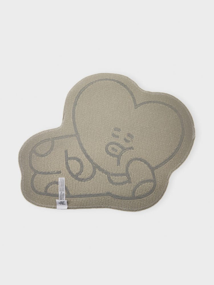 BT21 TATA NON-SLIP SMALL RUG COZY HOME, tapis antidérapant officiel LINE FRIENDS avec TATA au style kawaii, cosy