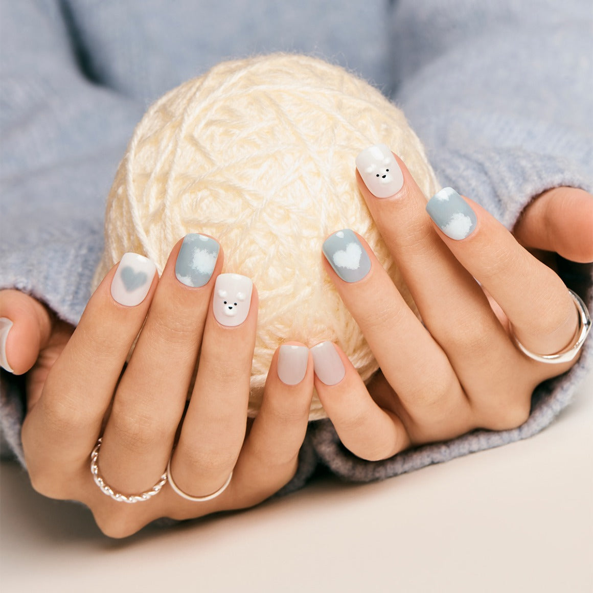 DASHING DIVA MAGIC PRESS Cloudy Bear - Short Square disponible sur Ma petite Coree, ton Eshop 100% K-beauty en direct de Seoul