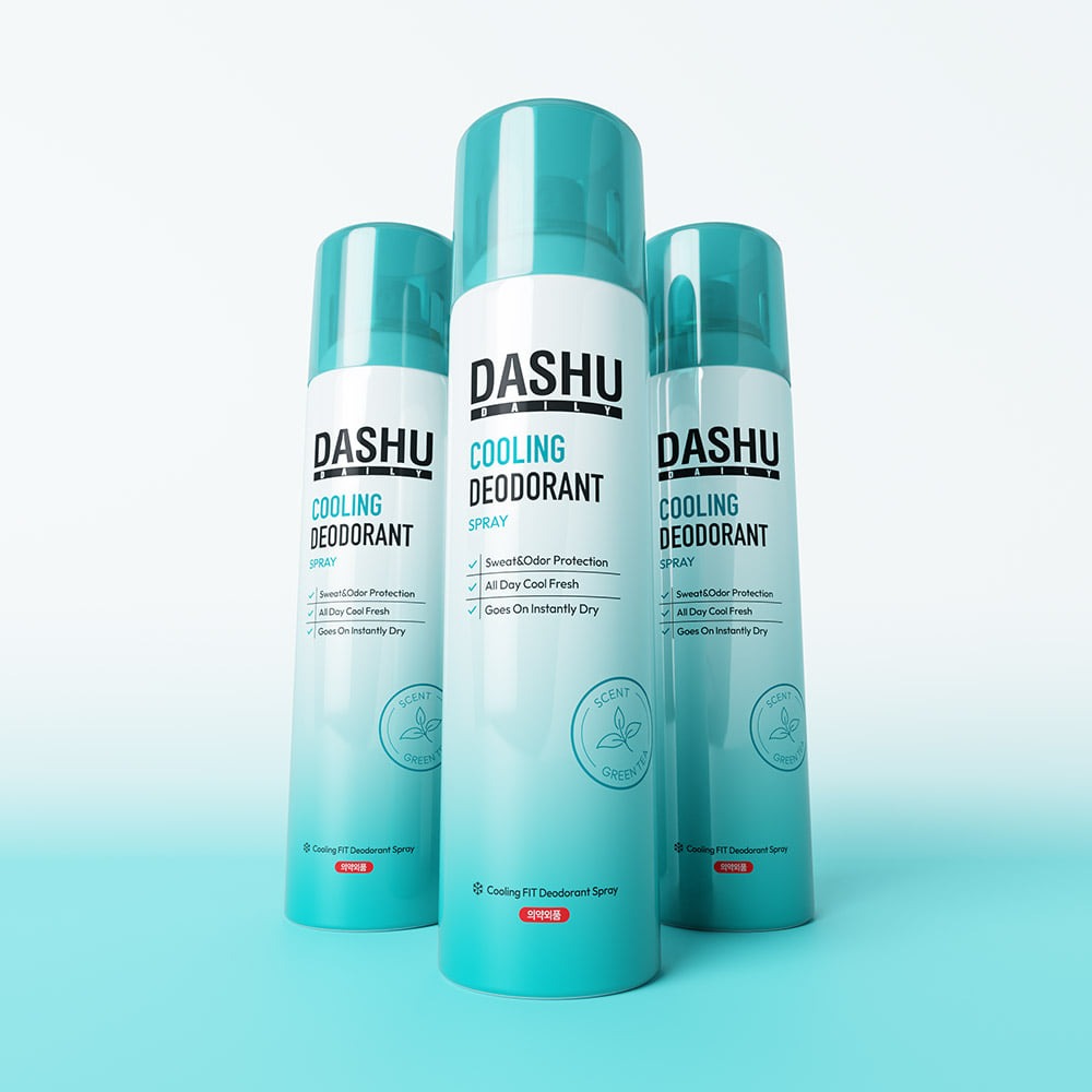 DASHU Daily Cooling Fit Deodorant Spray 150ml