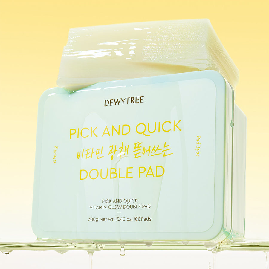 DEWYTREE Pick & Quik Vitamin Glow Tear-Off Double Pads 100 sheets
