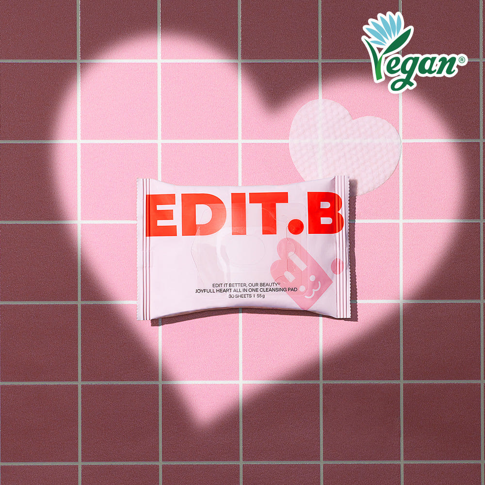 EDIT.B Joyful Heart All-in-One Cleansin Pad 30 Sheets