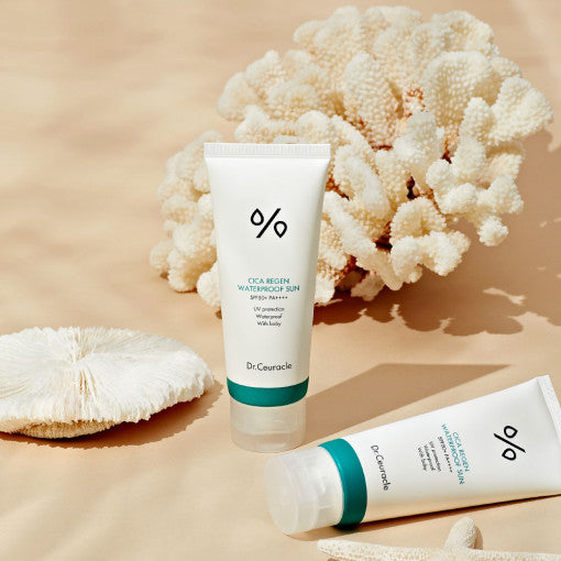 DR.CEURACLE Cica Regen Waterproof Sun SPF50 PA++++ 100ml disponible sur Ma petite Coree, ton Eshop 100% K-beauty en direct de Seoul