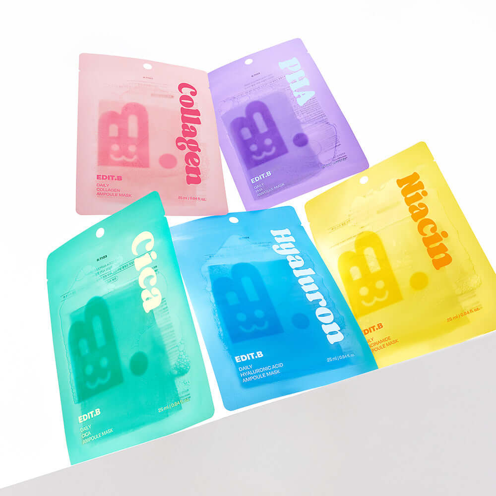 EDIT.B Daily Ampoule Mask 5 Sheets (25ml x 5)