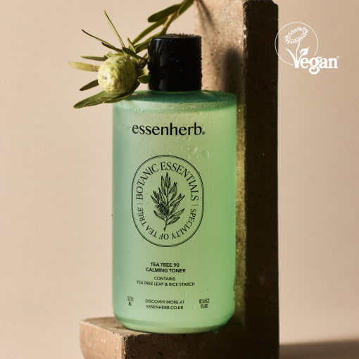 ESSENHERB Tea Tree 90 Calming Toner 320ml disponible sur Ma petite Coree, ton Eshop 100% K-beauty en direct de Seoul