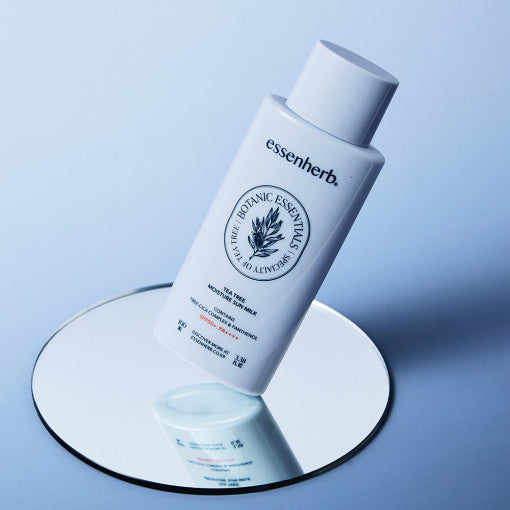 ESSENHERB Tea Tree Moisture Sun Milk SPF50+ 100ml disponible sur Ma petite Coree, ton Eshop 100% K-beauty en direct de Seoul