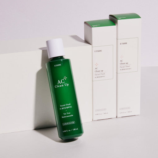 ETUDE AC Clean Up Fluid 180ml disponible sur Ma petite Coree, ton Eshop 100% K-beauty en direct de Seoul