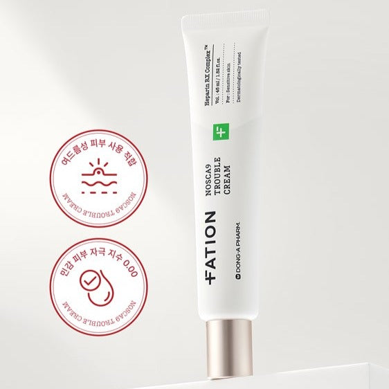FATION Nosca9 Trouble Cream 45ml disponible sur Ma petite Coree, ton Eshop 100% K-beauty en direct de Seoul