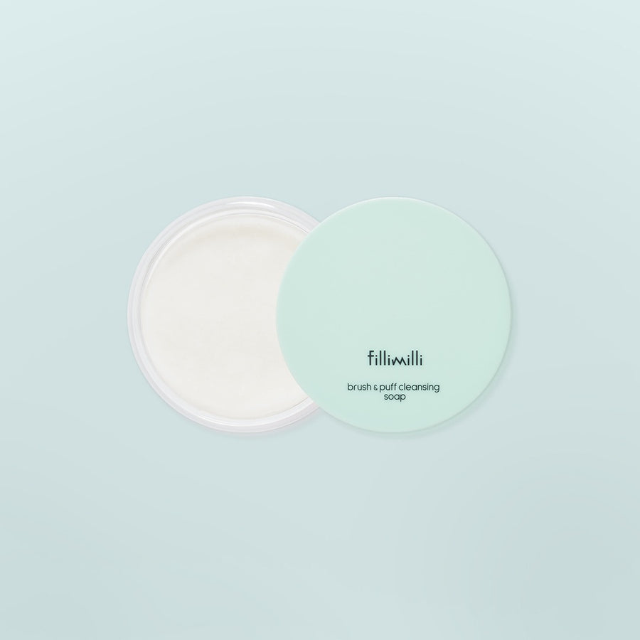 FILLIMILLI Brush & Puff Cleansing Soap (+Cleansing Pads)