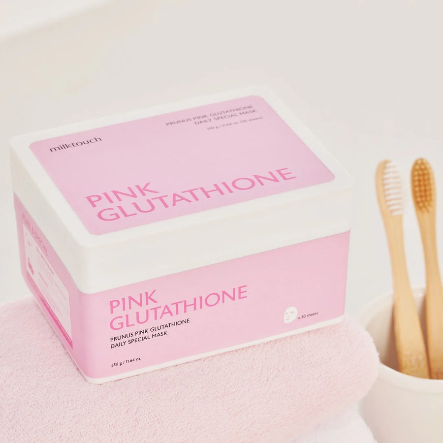 MILK TOUCH Western Plum Pink Glutathione Daily Spacail Mask