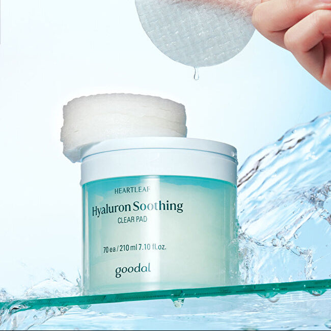 GOODAL Ice Heartleaf Hyaluron Soothing Clear Pad 70p