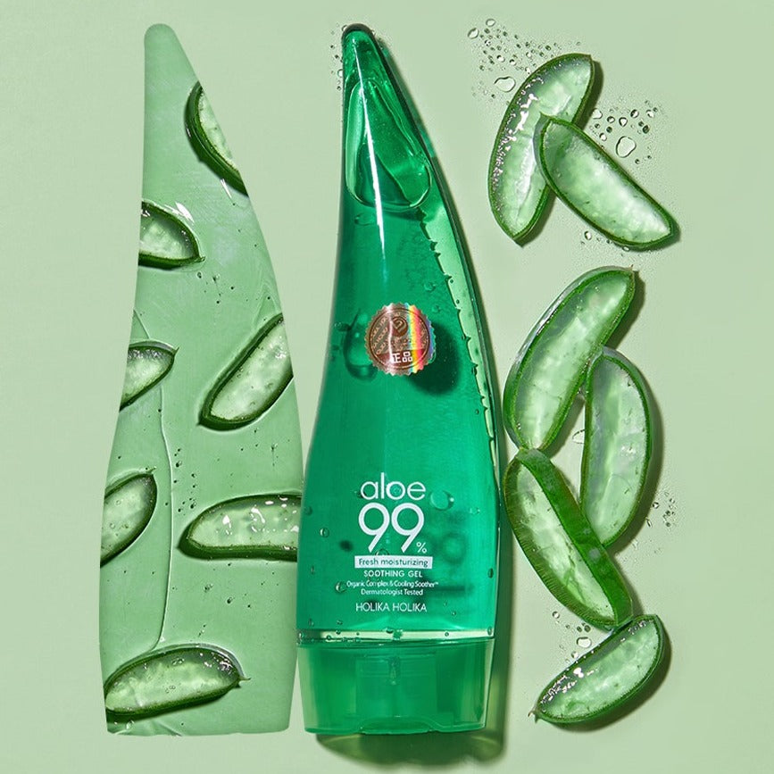 HOLIKA HOLIKA Soothing Gel Aloe Vera 99% 250ml disponible sur Ma petite Coree, ton Eshop 100% K-beauty en direct de Seoul