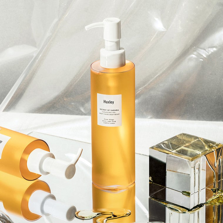 HUXLEY Cleansing Oil Deep Clean, Deep Moist 200ml disponible sur Ma petite Coree, ton Eshop 100% K-beauty en direct de Seoul