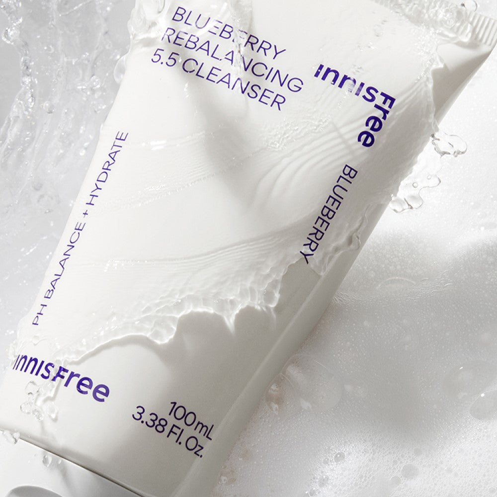 INNISFREE Blueberry Rebalancing 5.5 Cleanser disponible sur Ma petite Coree, ton Eshop 100% K-beauty en direct de Seoul