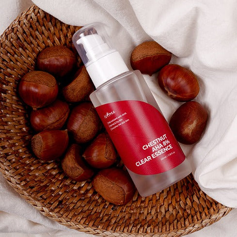 ISNTREE Chestnut AHA 8% Clear Essence 100ml disponible sur Ma petite Coree, ton Eshop 100% K-beauty en direct de Seoul