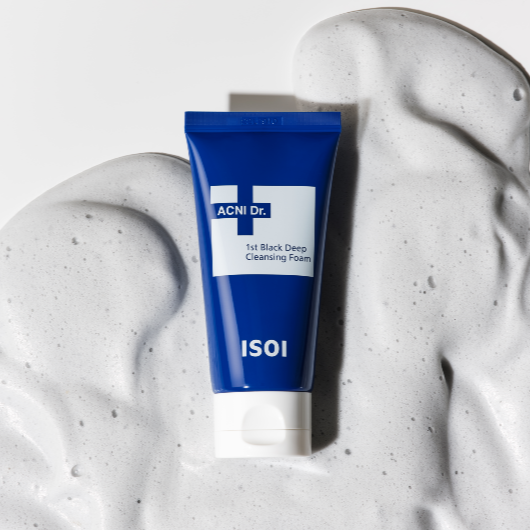 ISOI ACNI Dr. 1st Black Deep Cleansing Foam 75ml disponible sur Ma petite Coree, ton Eshop 100% K-beauty en direct de Seoul