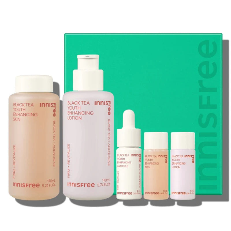 INNISFREE Black Tea Youth Enhancing Set (Skin & Lotion)