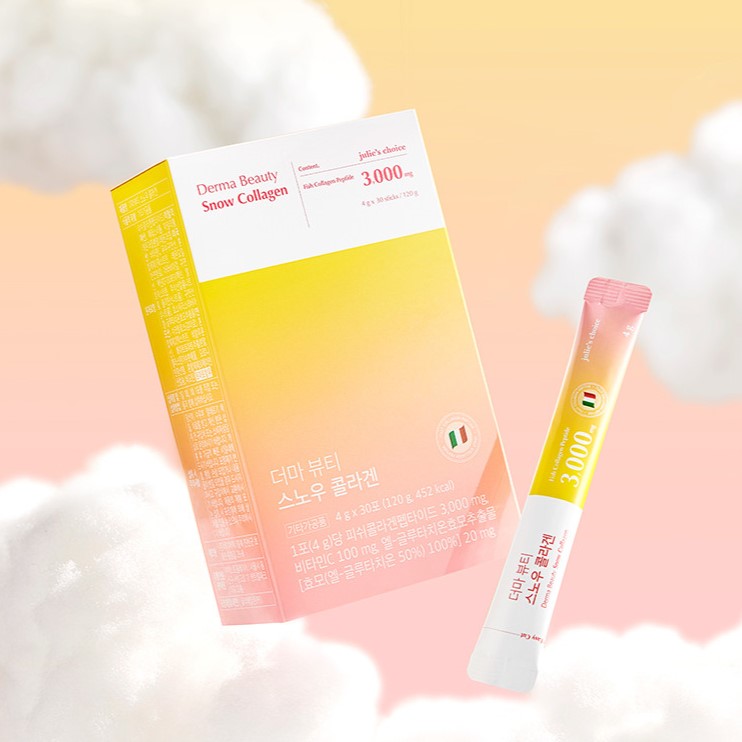 JULIE'S CHOICE Derma Beauty Snow Collagen 30p disponible sur Ma petite Coree, ton Eshop 100% K-beauty en direct de Seoul