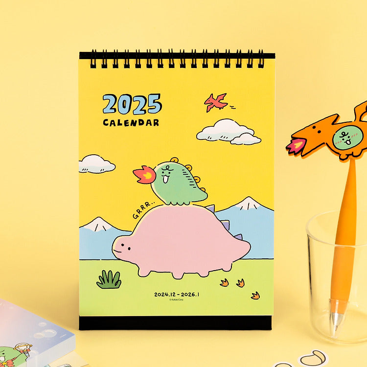 KAKAO FRIENDS Jordi Dino 2025 Calendar disponible sur Ma petite Coree, ton Eshop 100% K-beauty en direct de Seoul