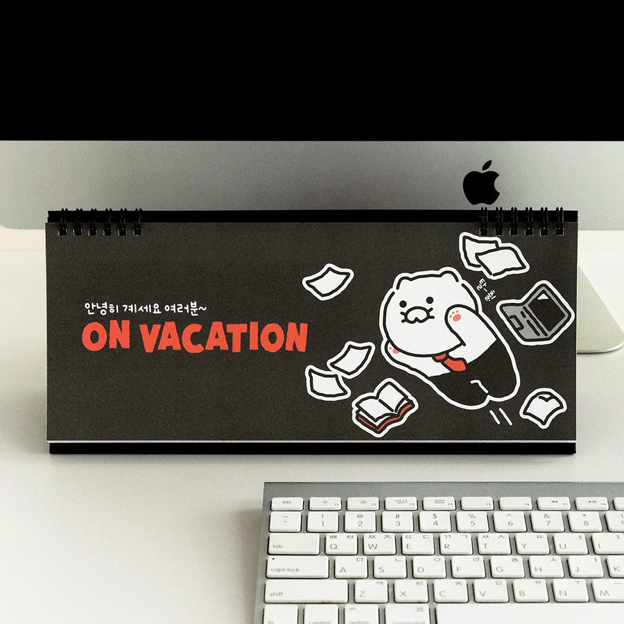 KAKAO FRIENDS Life Is Hard 2026 3-Month Desk Calendar at a Glance
