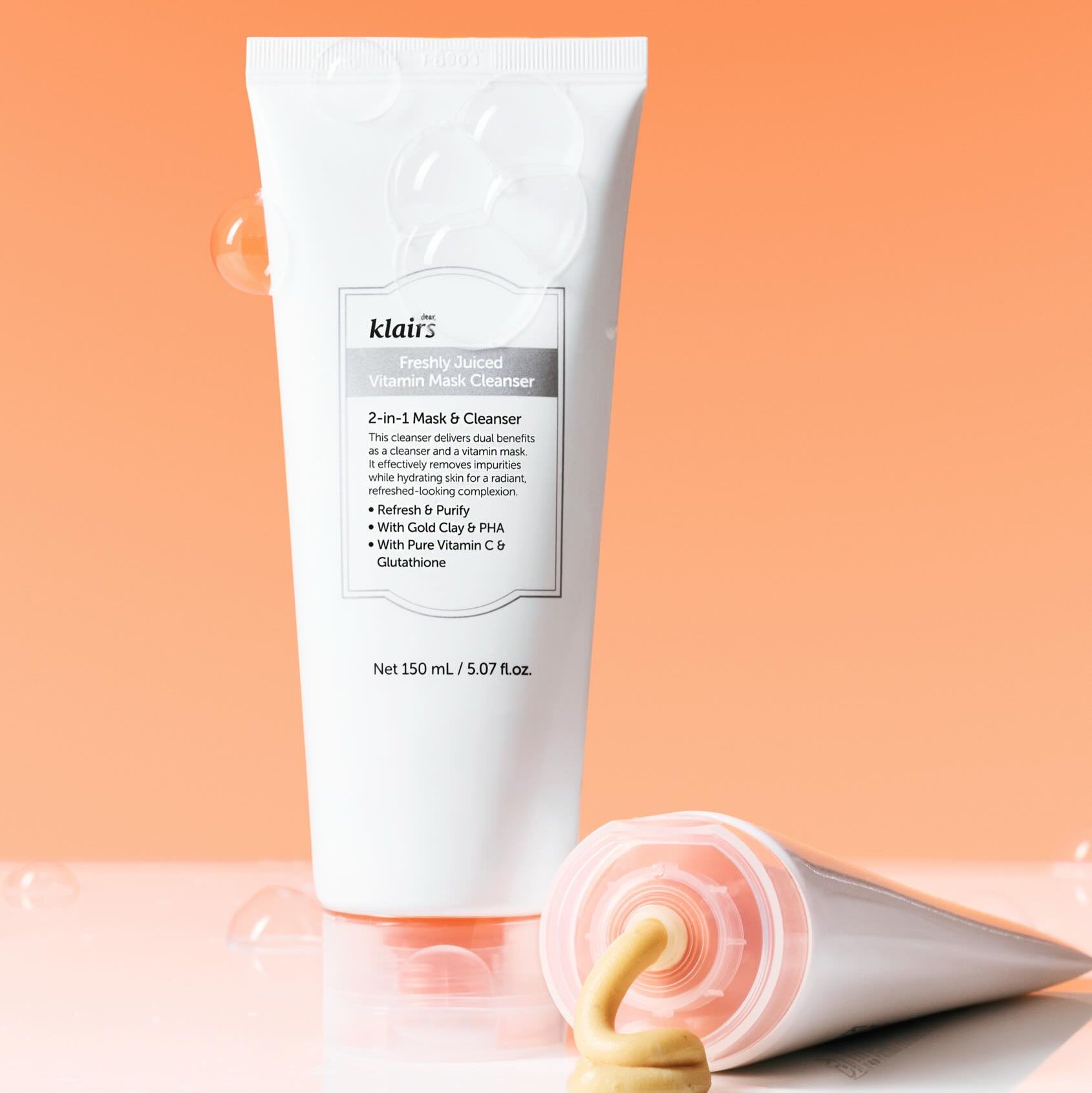 KLAIRS Freshly Juiced Vitamin Pack Cleanser 150ml