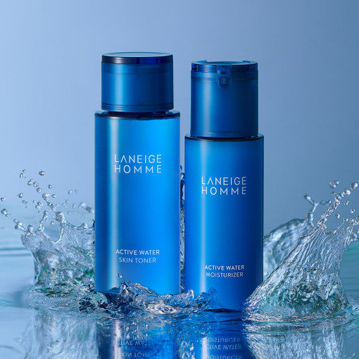 LANEIGE Homme Active water Duo Set (Skin Toner& Moisturizer) disponible sur Ma petite Coree, ton Eshop 100% K-beauty en direct de Seoul