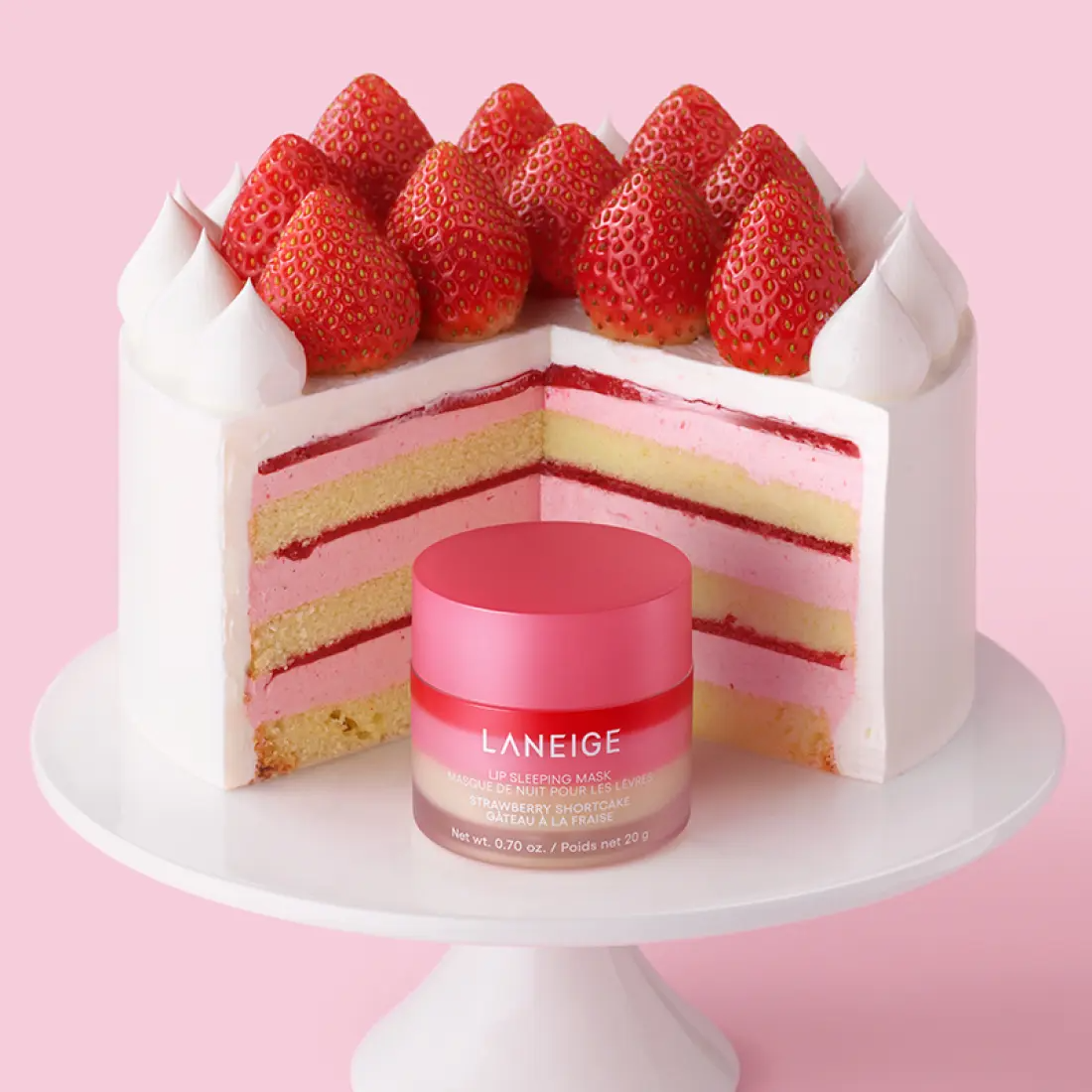 LANEIGE Lip Sleeping Mask EX Strawberry Shortcake 20g