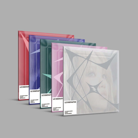 LE SSERAFIM - 4th Mini Album 'CRAZY' (COMPACT ver.) (Random 1 of 5) - Kpop Album
