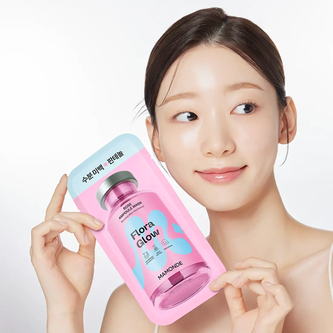MAMONDE Flora Glow Rose Ampoule Mask Pack