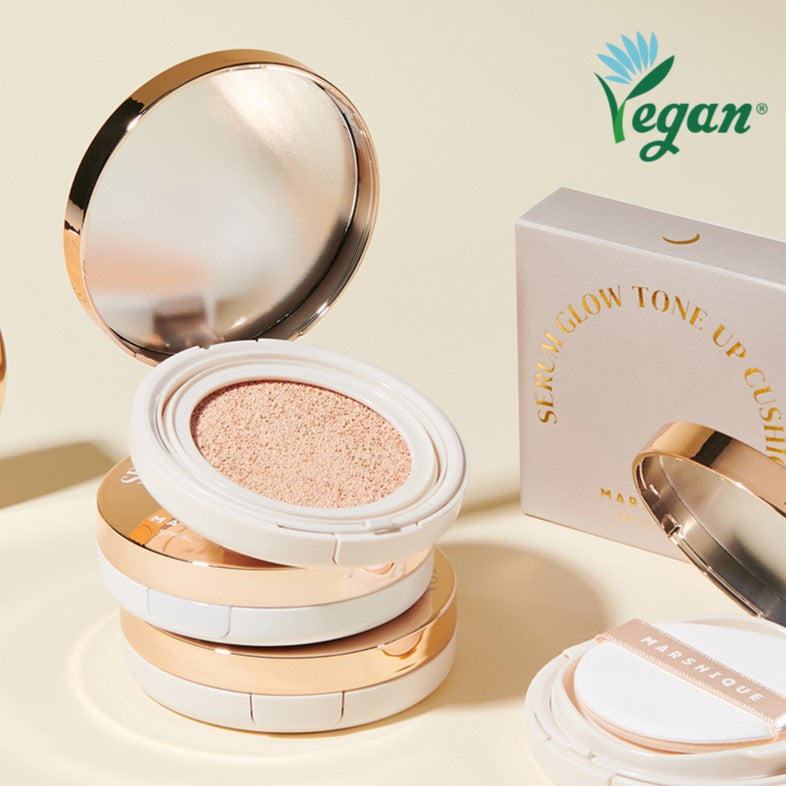 MARSHIQUE Serum Glow Tone Up Sun Cushion disponible sur Ma petite Coree, ton Eshop 100% K-beauty en direct de Seoul