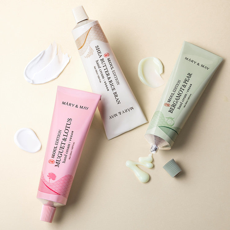 MARY & MAY Hand Cream Trio Set disponible sur Ma petite Coree, ton Eshop 100% K-beauty en direct de Seoul